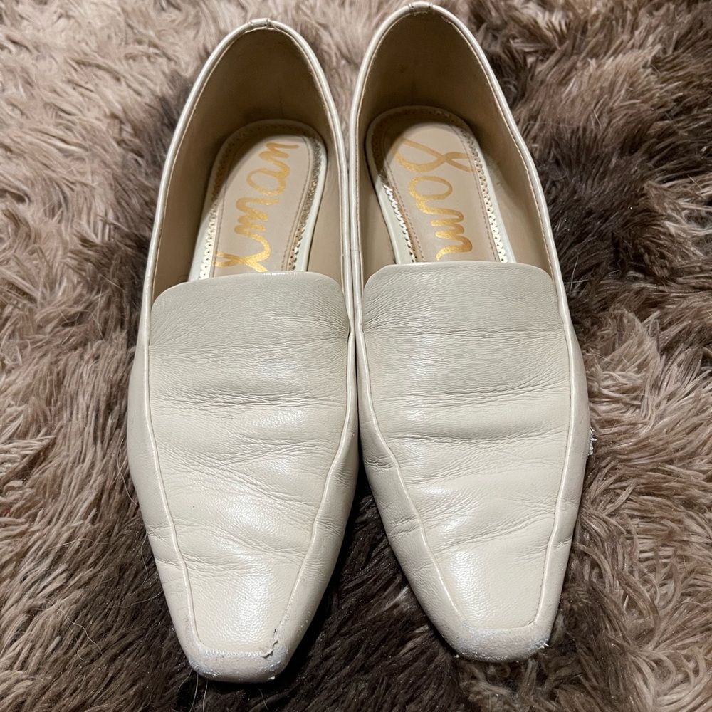 Sam Edelman Cream Flats